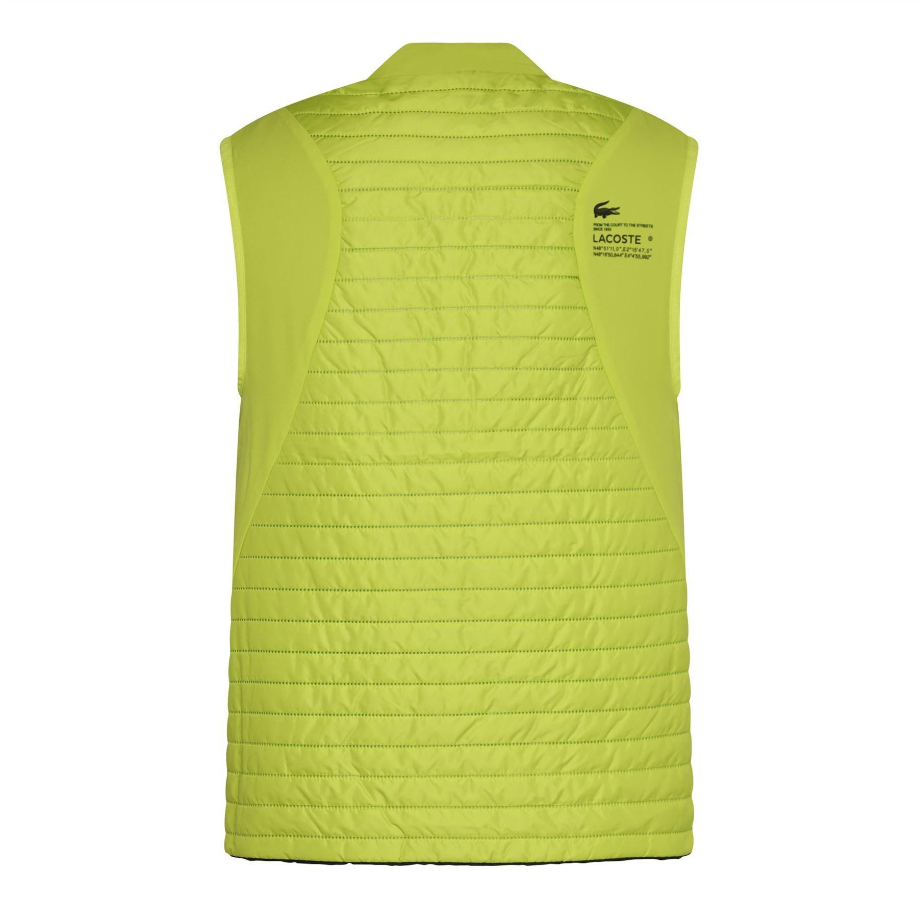 Black - Lacoste - Lightweight Reversible Padded Vest - 4