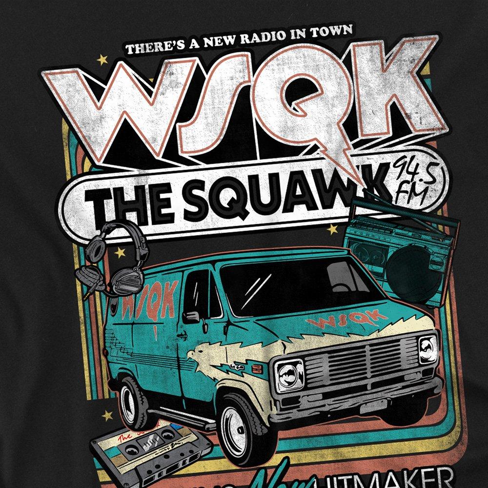 Black - Stranger Things - Stranger Things Wsqk The Squawk Retro Long Sleeve - 2