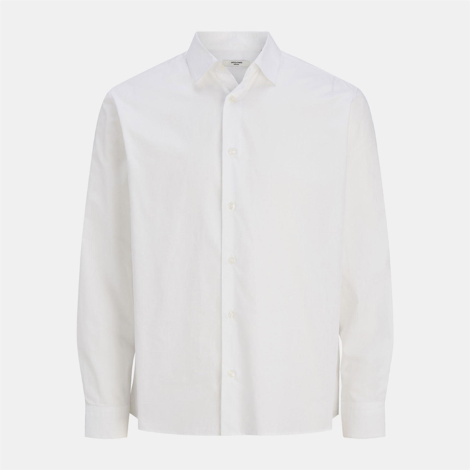 White - Jack and Jones - Long Sleeve Shirt