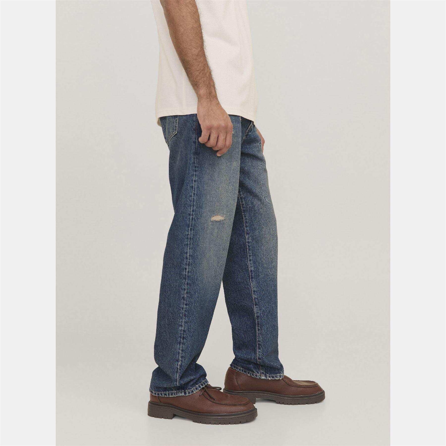 Blue - Jack and Jones - Royal RE 366 Loose-Fit Jeans - 7
