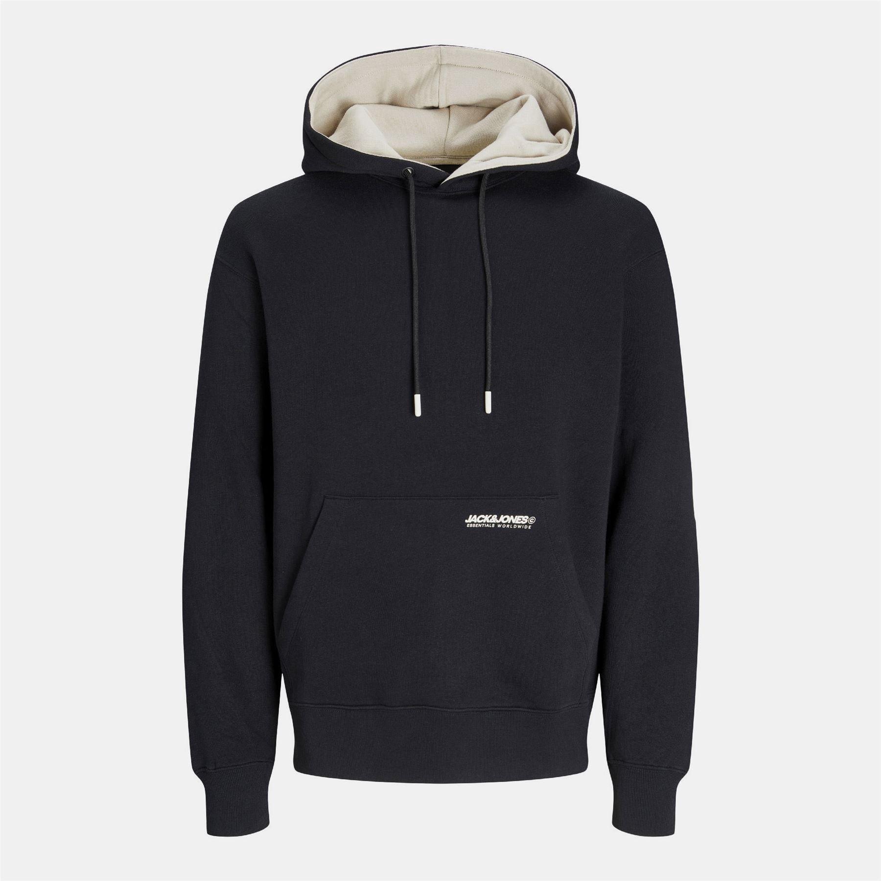 Black - Jack and Jones - Elegacy Hoodie - 1