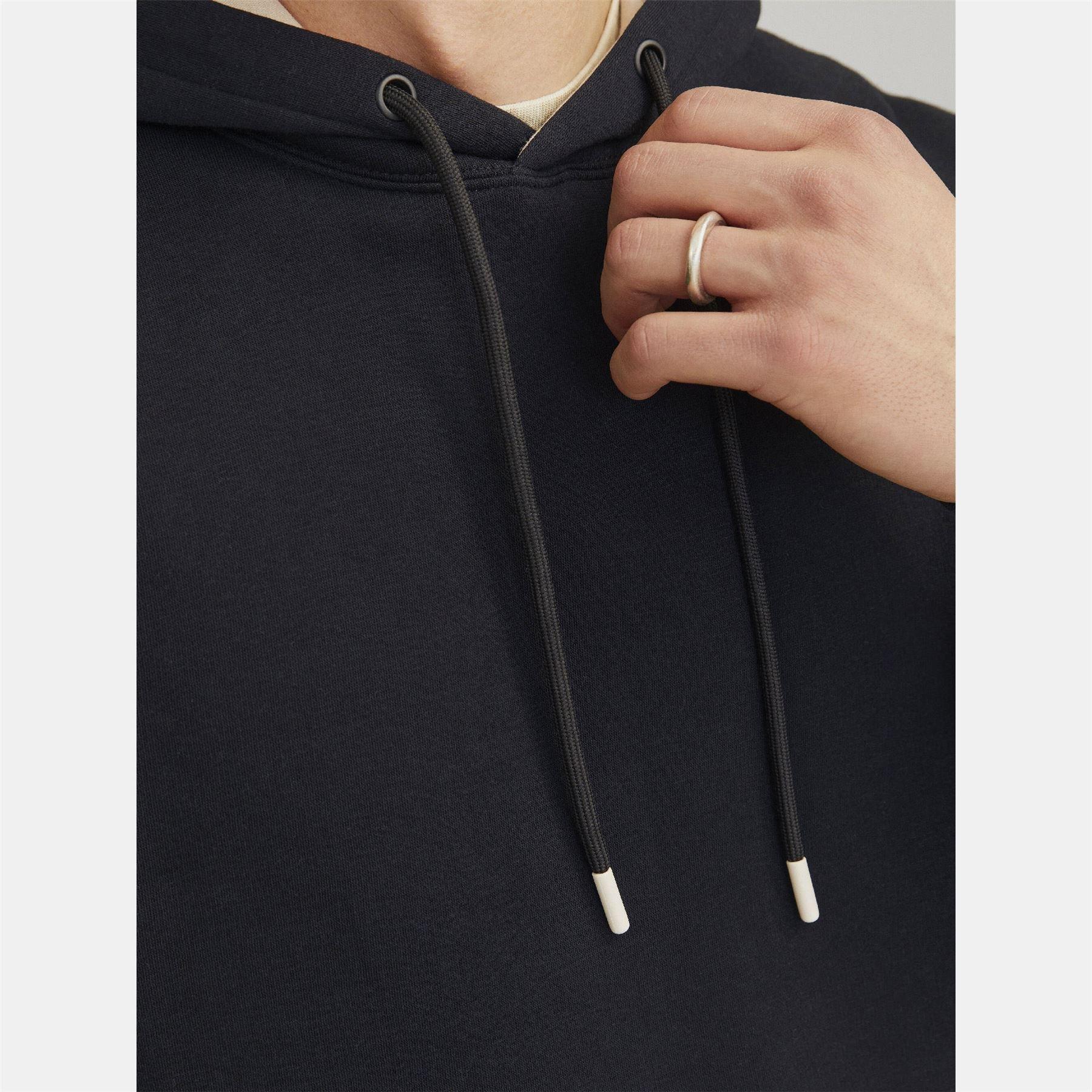 Black - Jack and Jones - Elegacy Hoodie - 5