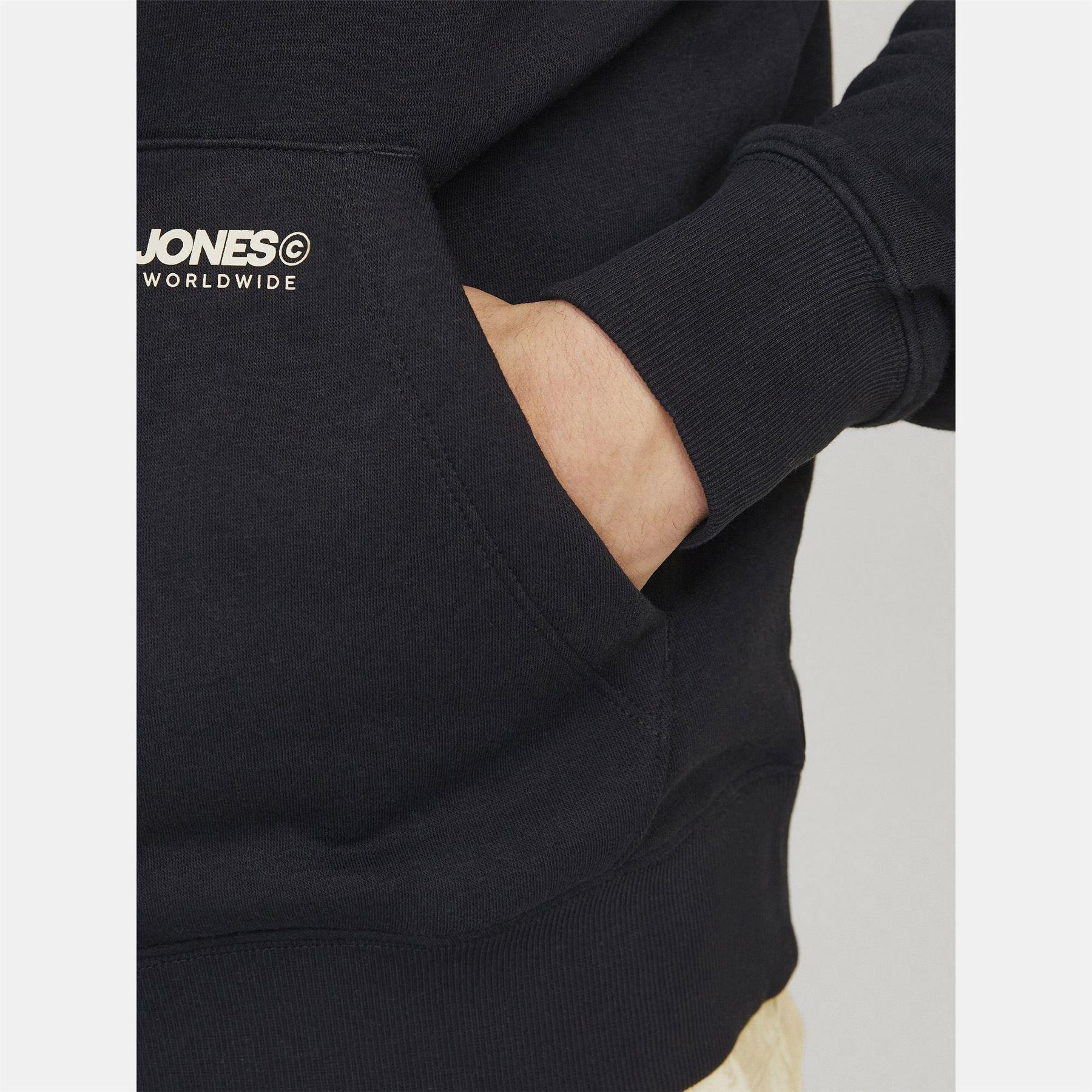 Black - Jack and Jones - Elegacy Hoodie - 6
