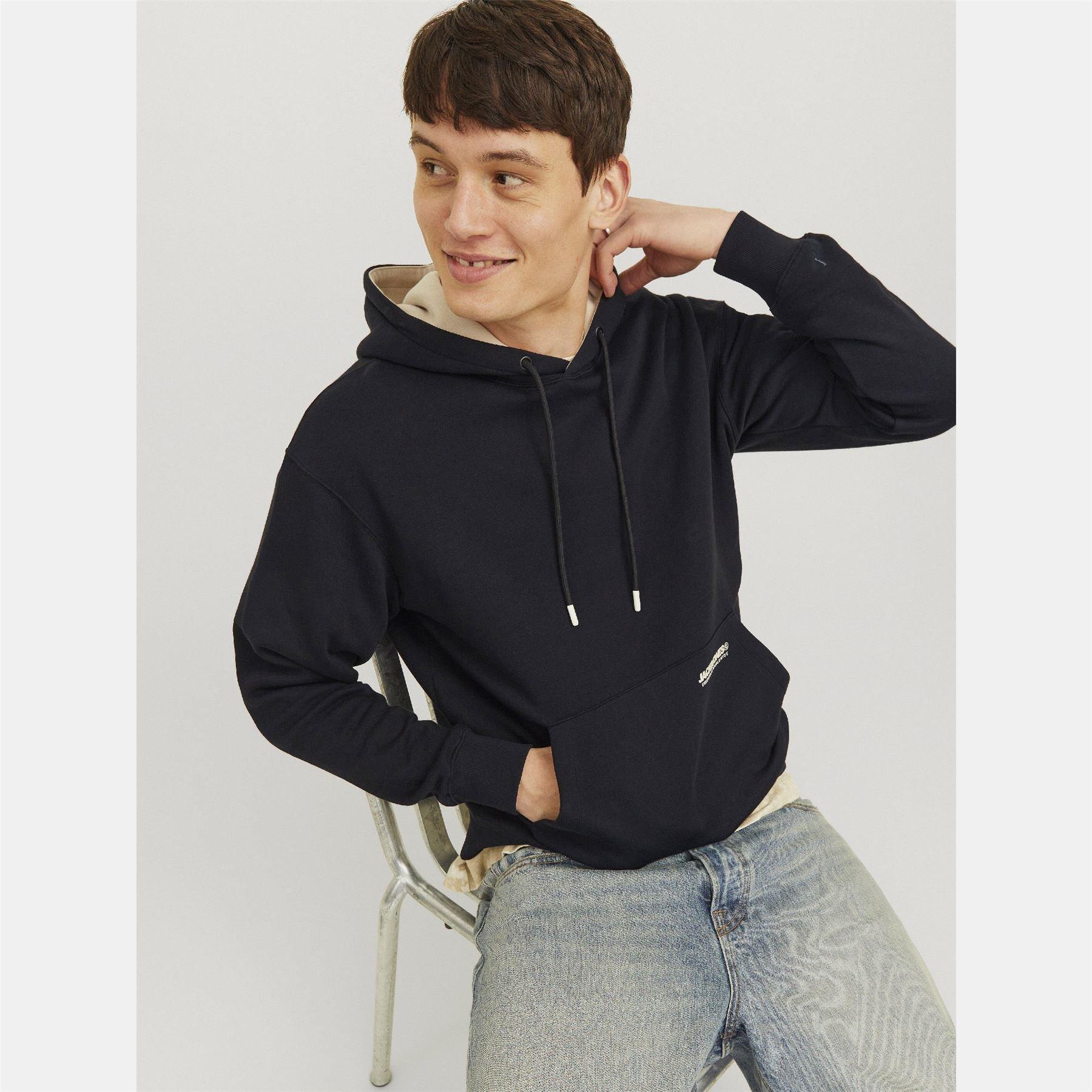 Black - Jack and Jones - Elegacy Hoodie - 7