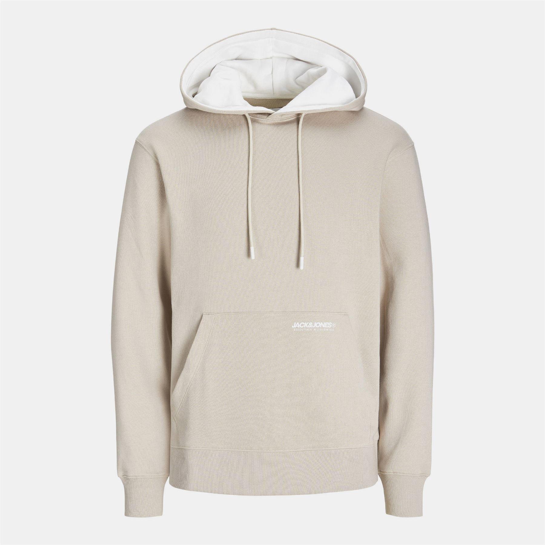 Beige - Jack and Jones - Elegacy Hoodie - 1