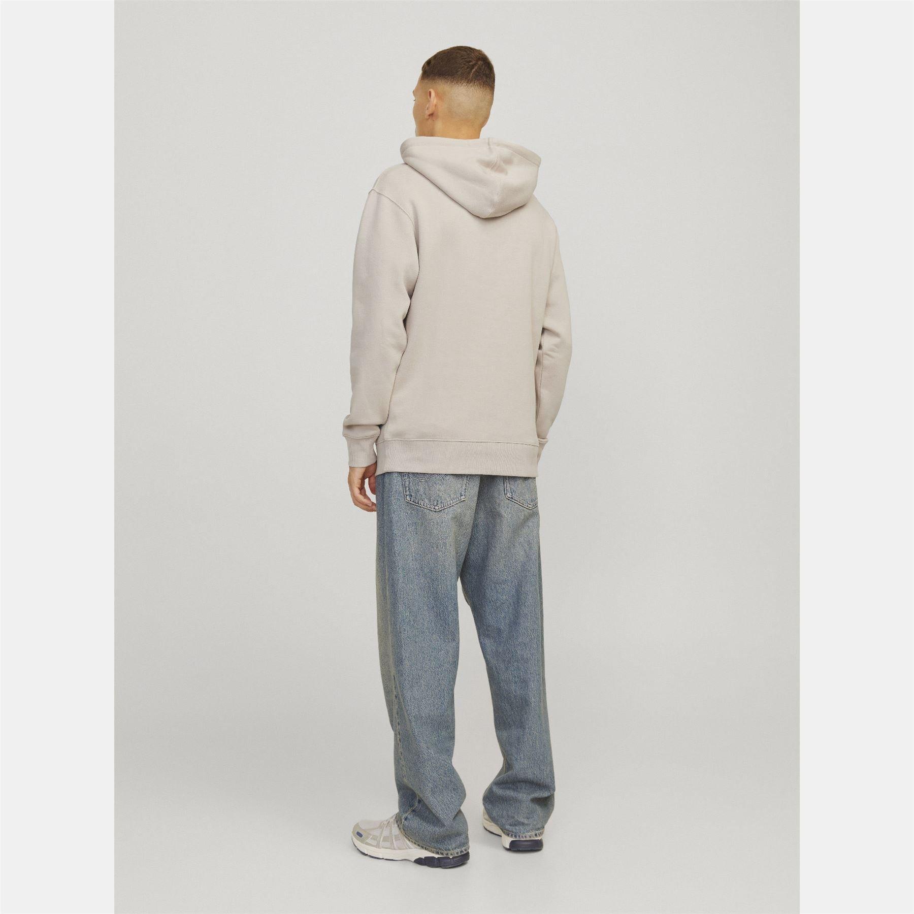 Beige - Jack and Jones - Elegacy Hoodie - 3