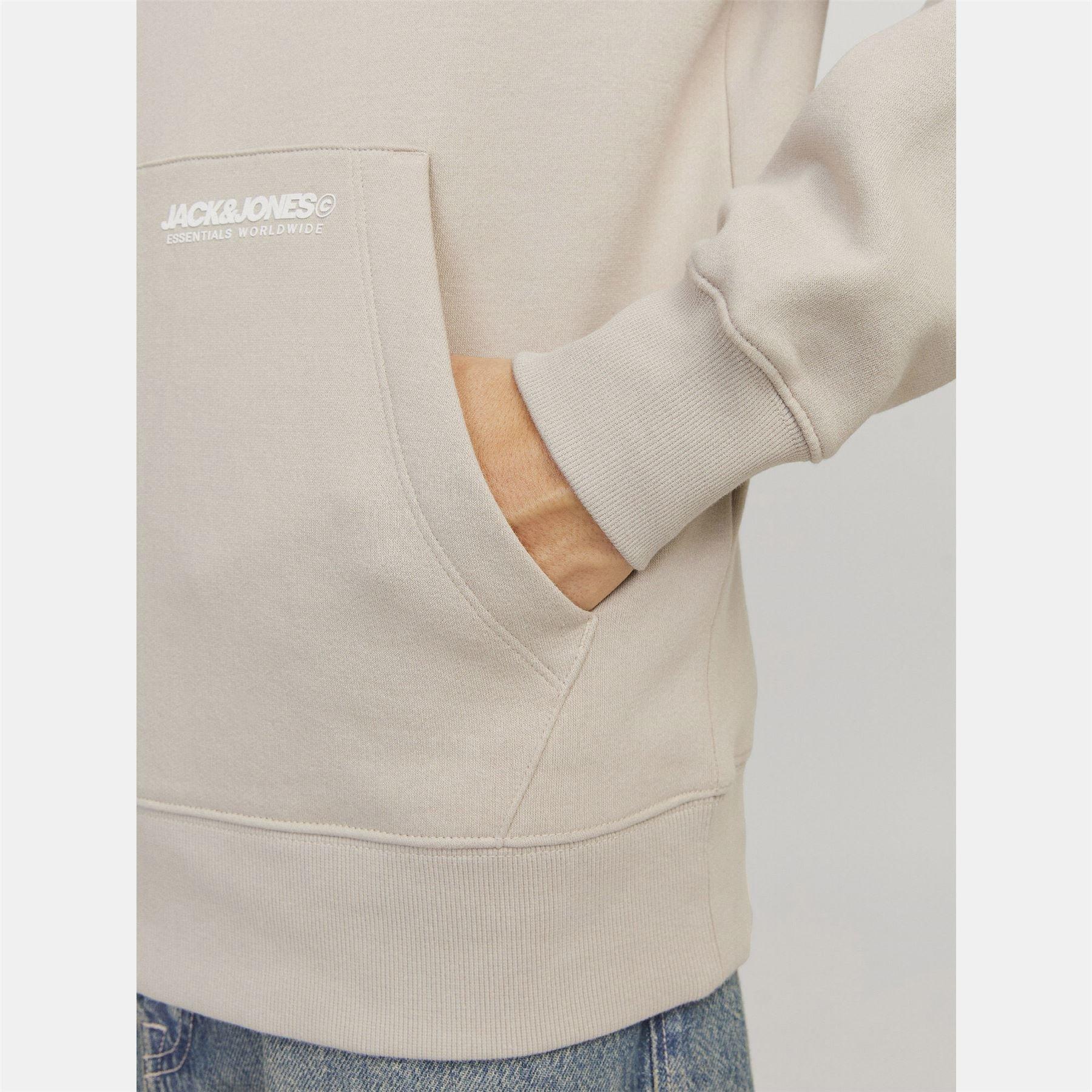 Beige - Jack and Jones - Elegacy Hoodie - 6