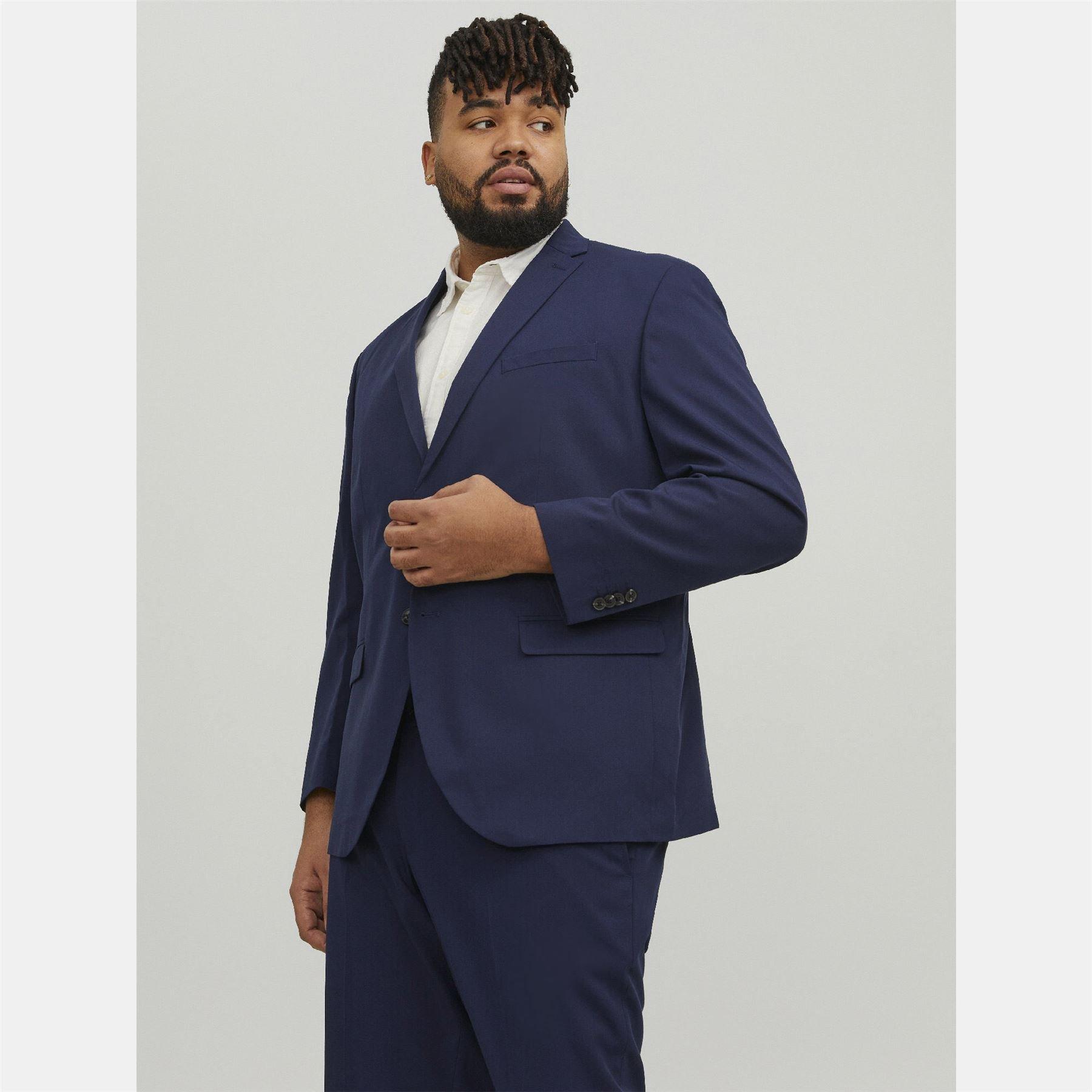 Blue - Jack and Jones - Plus Size Franco Blazer - 3