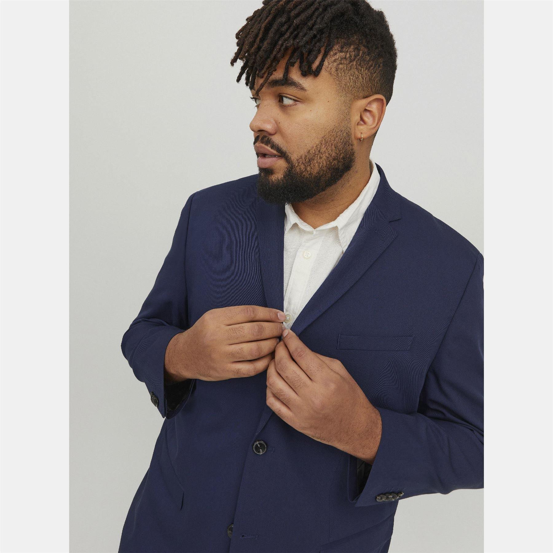 Blue - Jack and Jones - Plus Size Franco Blazer - 8