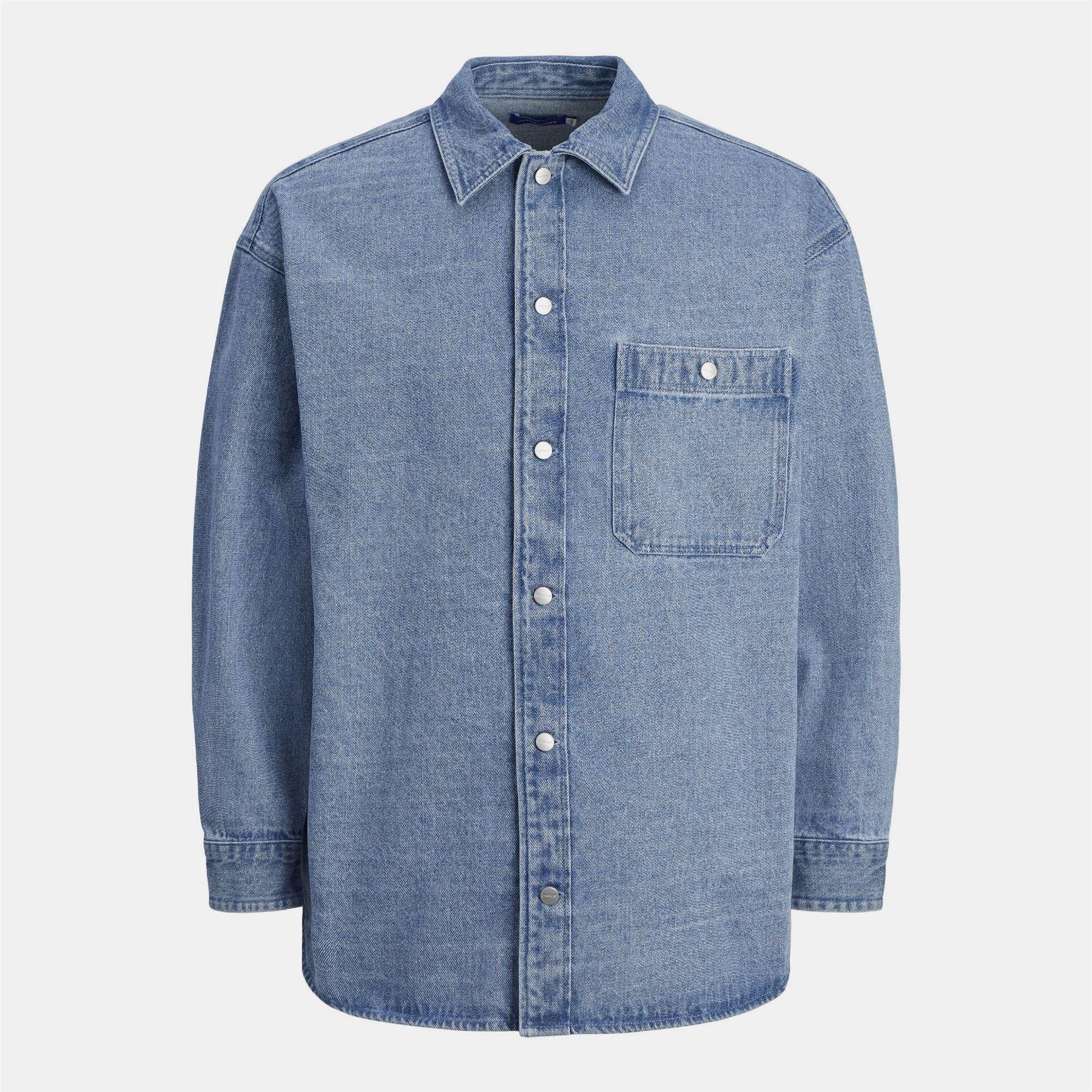Blue - Jack and Jones - Santorini Denim Overshirt - 1