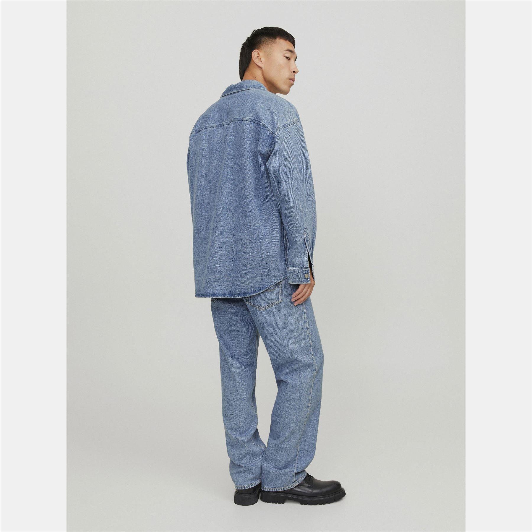 Blue - Jack and Jones - Santorini Denim Overshirt - 3