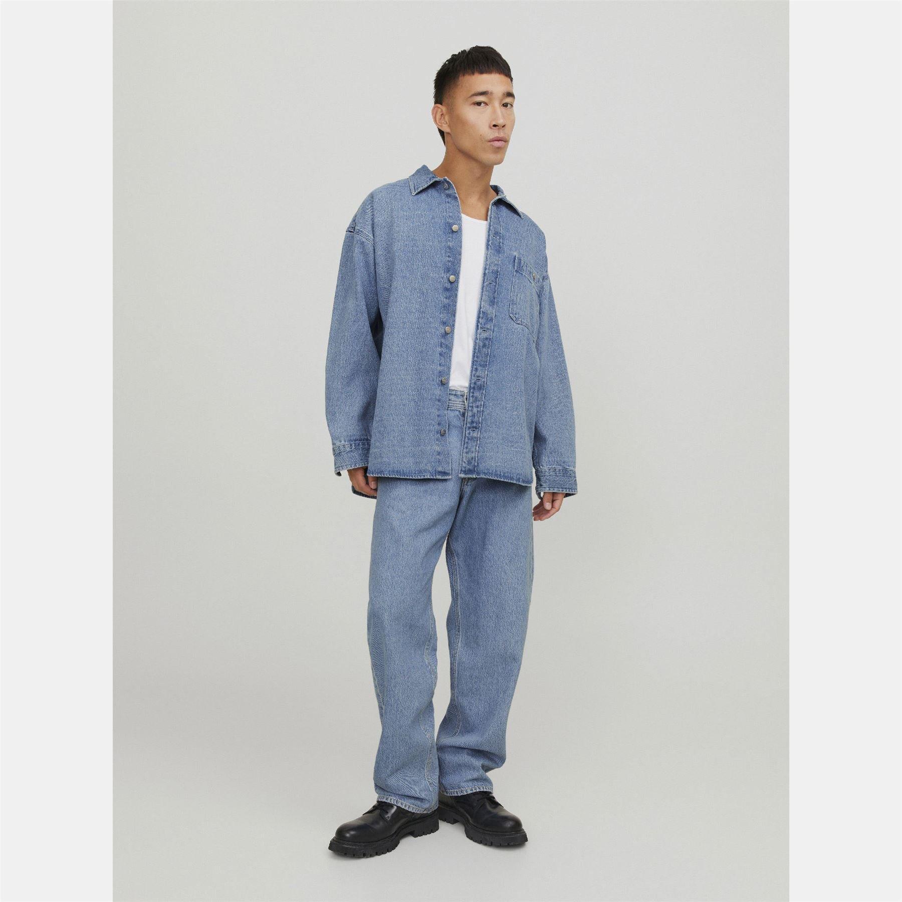 Blue - Jack and Jones - Santorini Denim Overshirt - 4
