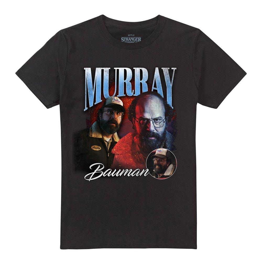 Black - Stranger Things - Stranger Things Murray Homage T-Shirt Black - 4