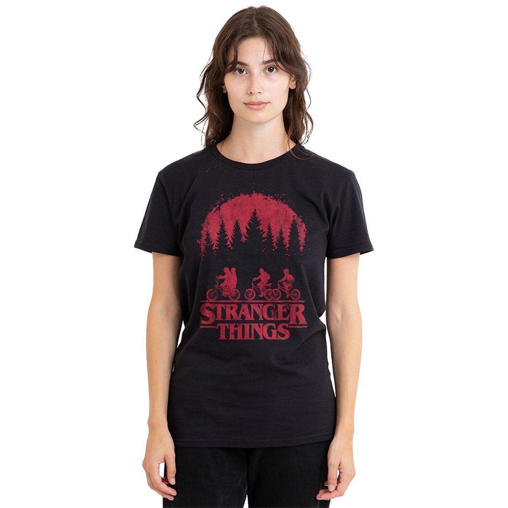 Black - Stranger Things - Stranger Things Bikes T Shirt Black - 1