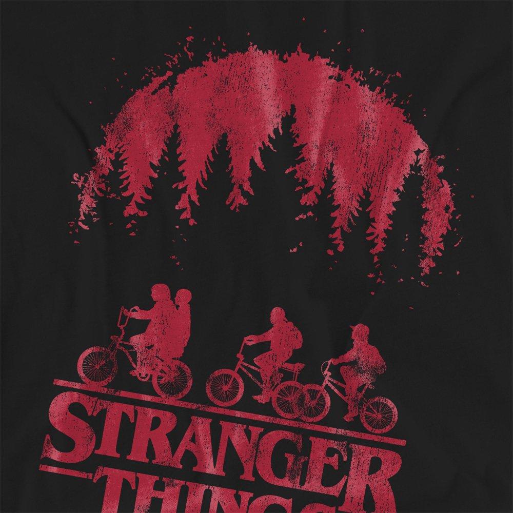 Black - Stranger Things - Stranger Things Bikes T Shirt Black - 2