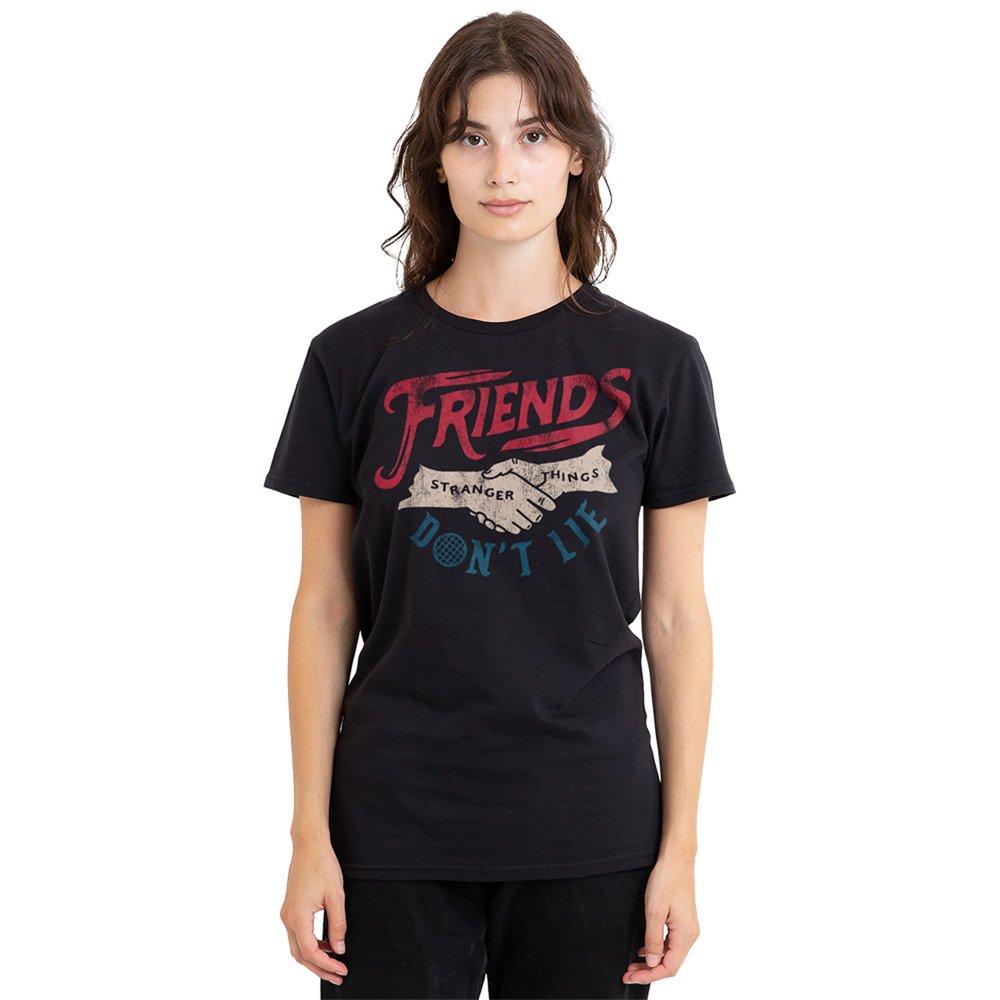 Black - Stranger Things - Stranger Things Friends DonT Lie T Shirt Black - 1
