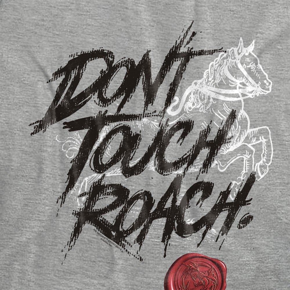 Light Grey - The Witcher - The Witcher DonT Touch Roach T Shirt Athletic He - 2