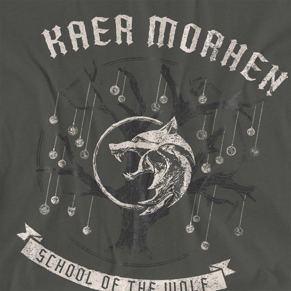 Grey - The Witcher - The Witcher Kaer Morhen Medallion Tree T Shirt Ch - 2