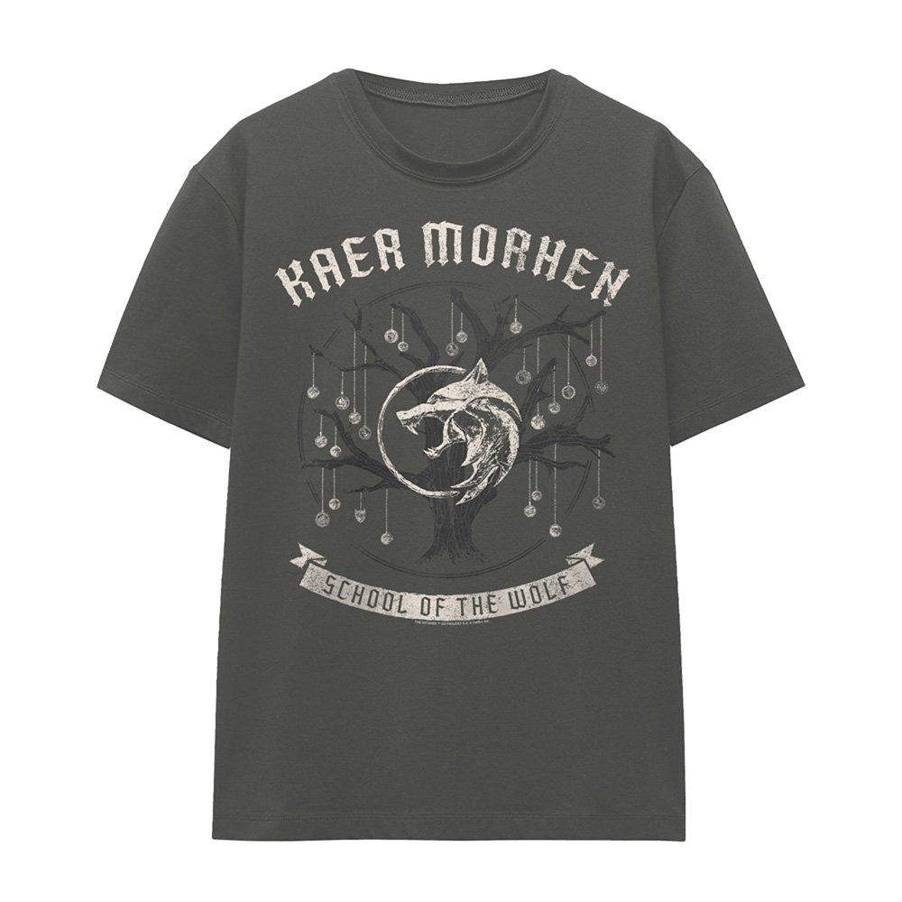 Grey - The Witcher - The Witcher Kaer Morhen Medallion Tree T Shirt Ch - 4