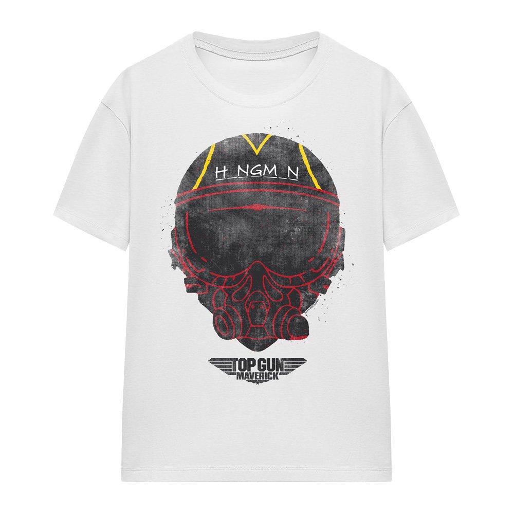 White - Top Gun - Top Gun Hangman Helmet T-Shirt White - 4