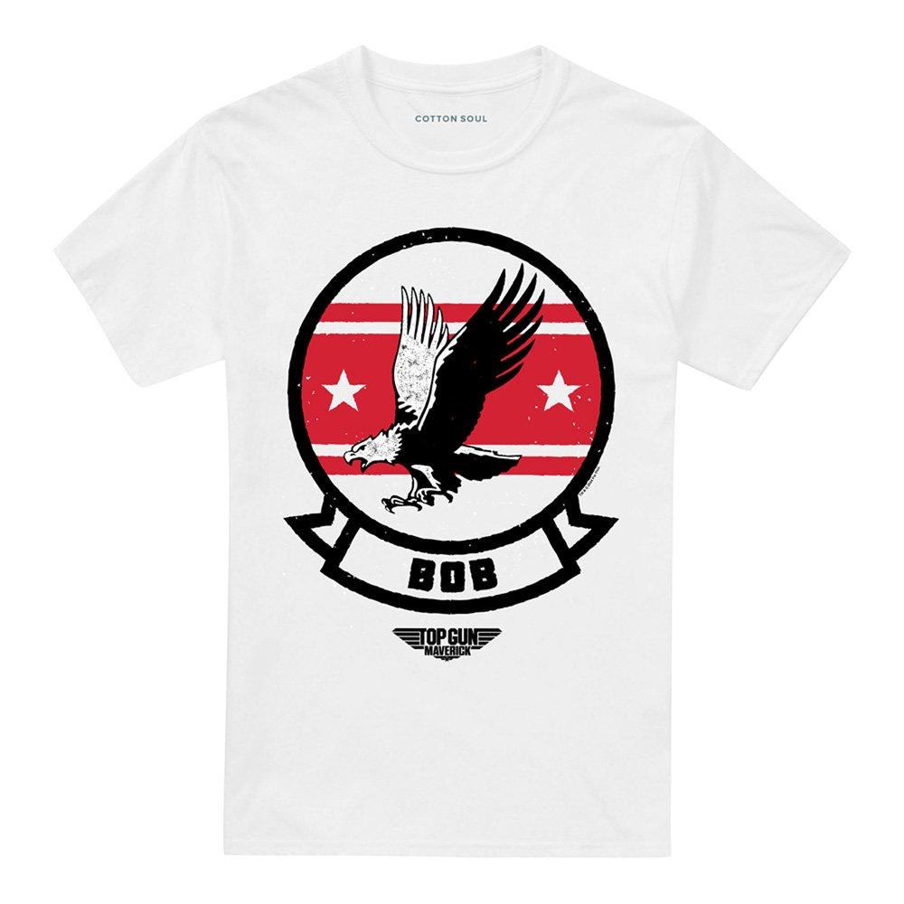 White - Top Gun - Top Gun Bob Logo T Shirt White - 4