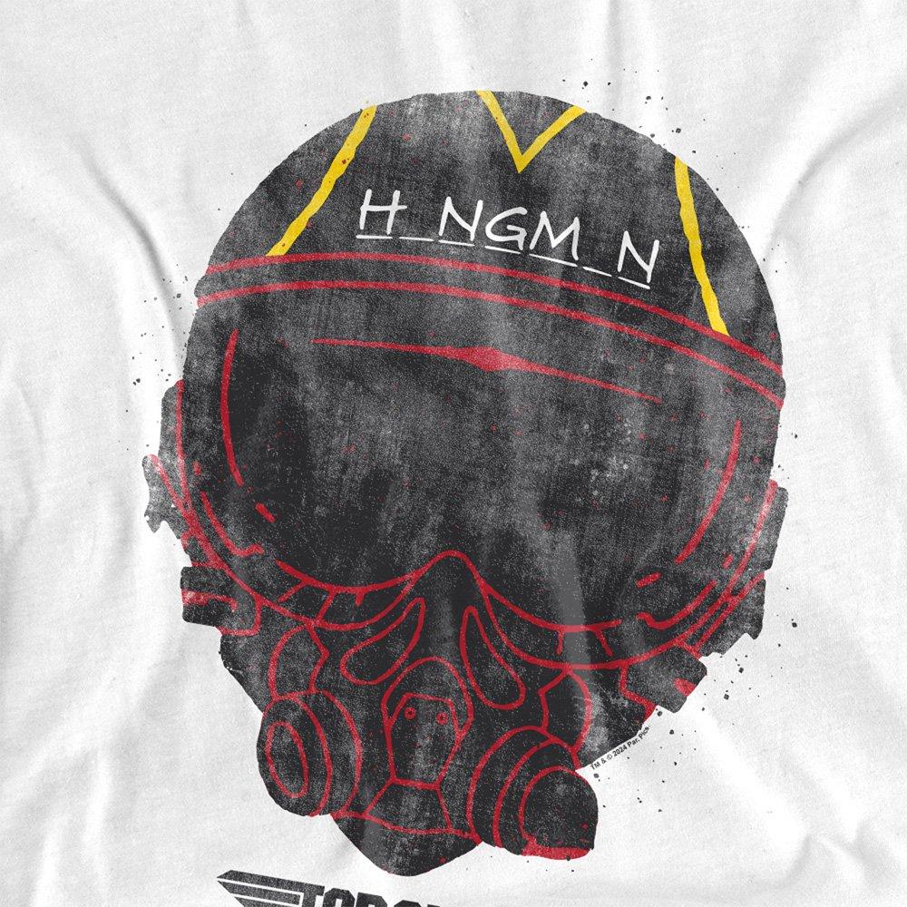 White - Top Gun - Top Gun Hangman Helmet T Shirt White - 2