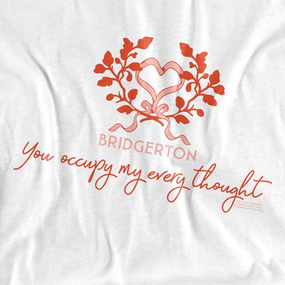 White - Bridgerton - Bridgerton Occupy My Thoughts Long Sleeve T-Shirt - 2