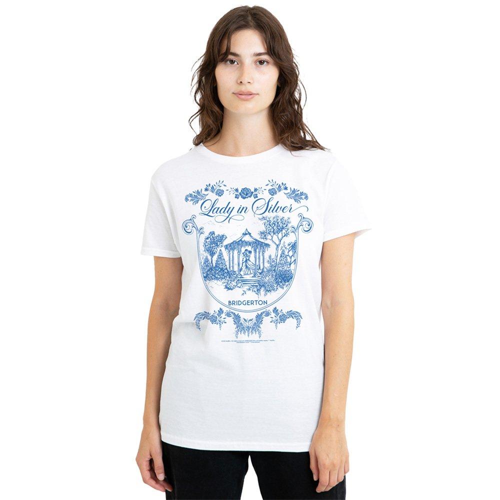 White - Bridgerton - Bridgerton Fairy Tale Gazebo Dancing T Shirt Whit - 1