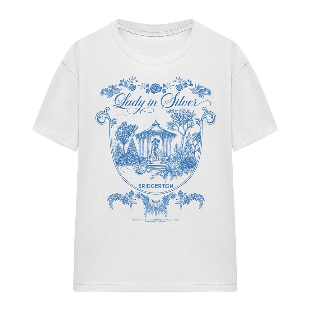White - Bridgerton - Bridgerton Fairy Tale Gazebo Dancing T Shirt Whit - 4