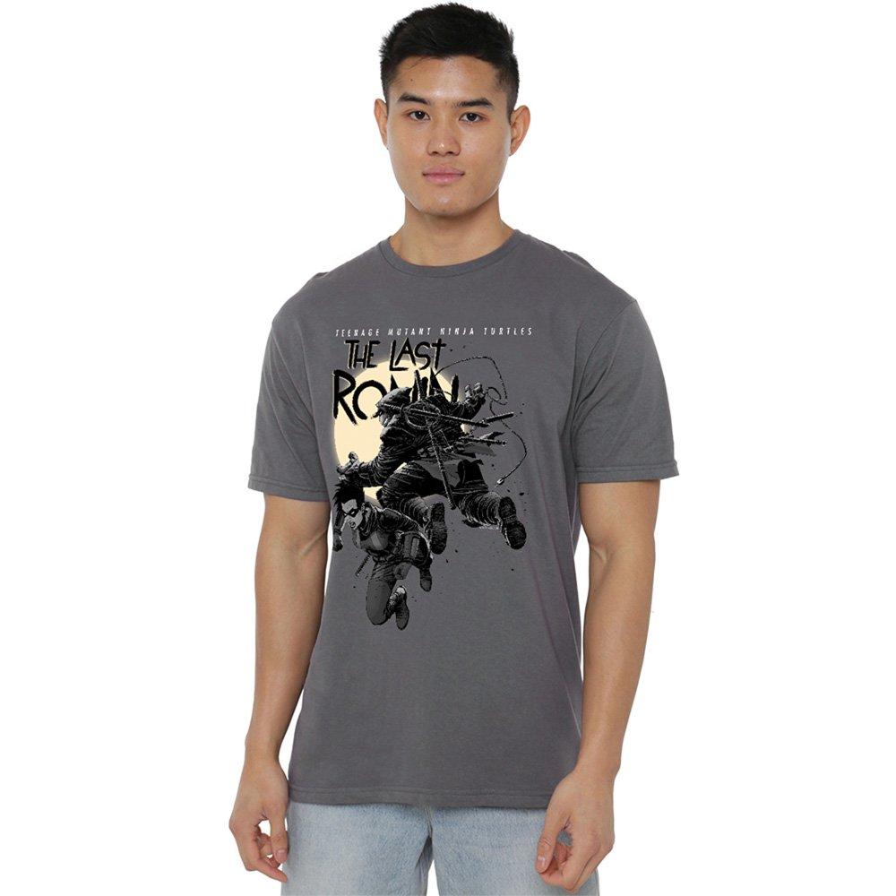 Grey - Teenage Mutant Ninja Turtles - Tmnt Casey Marie Jones Leaping T Shirt Charcoal - 1