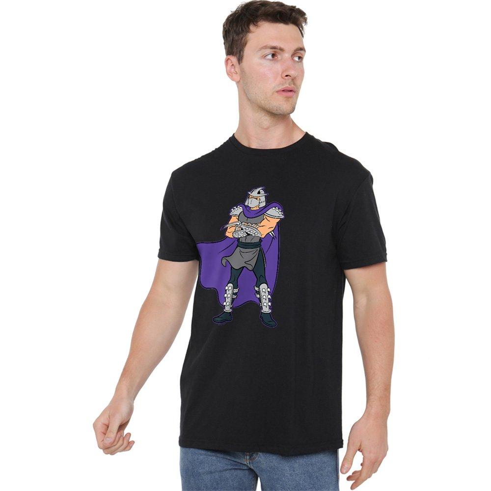Black - Teenage Mutant Ninja Turtles - Tmnt Shredder T Shirt Black - 1