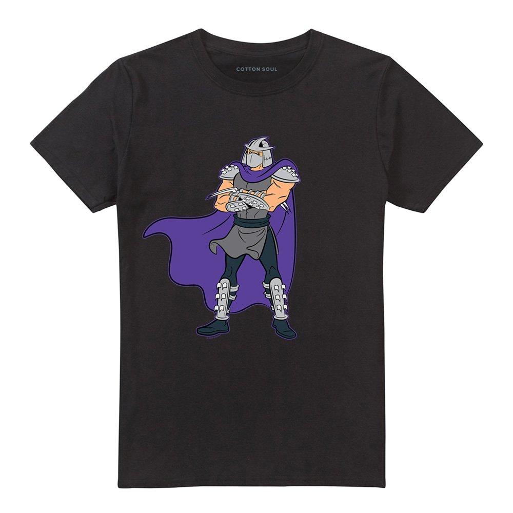 Black - Teenage Mutant Ninja Turtles - Tmnt Shredder T Shirt Black - 4