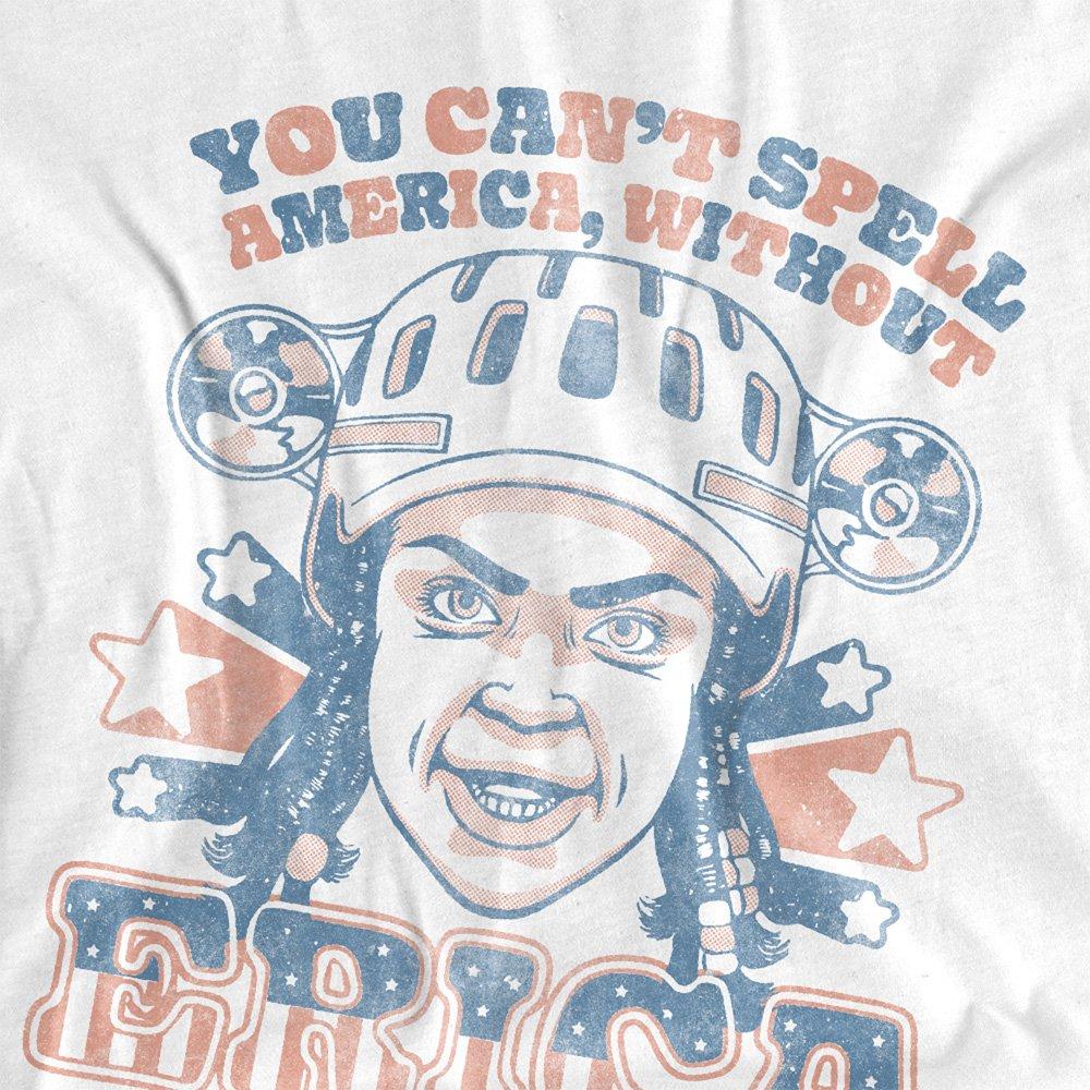 White - Stranger Things - Stranger Things Erica America T-Shirt White - 2