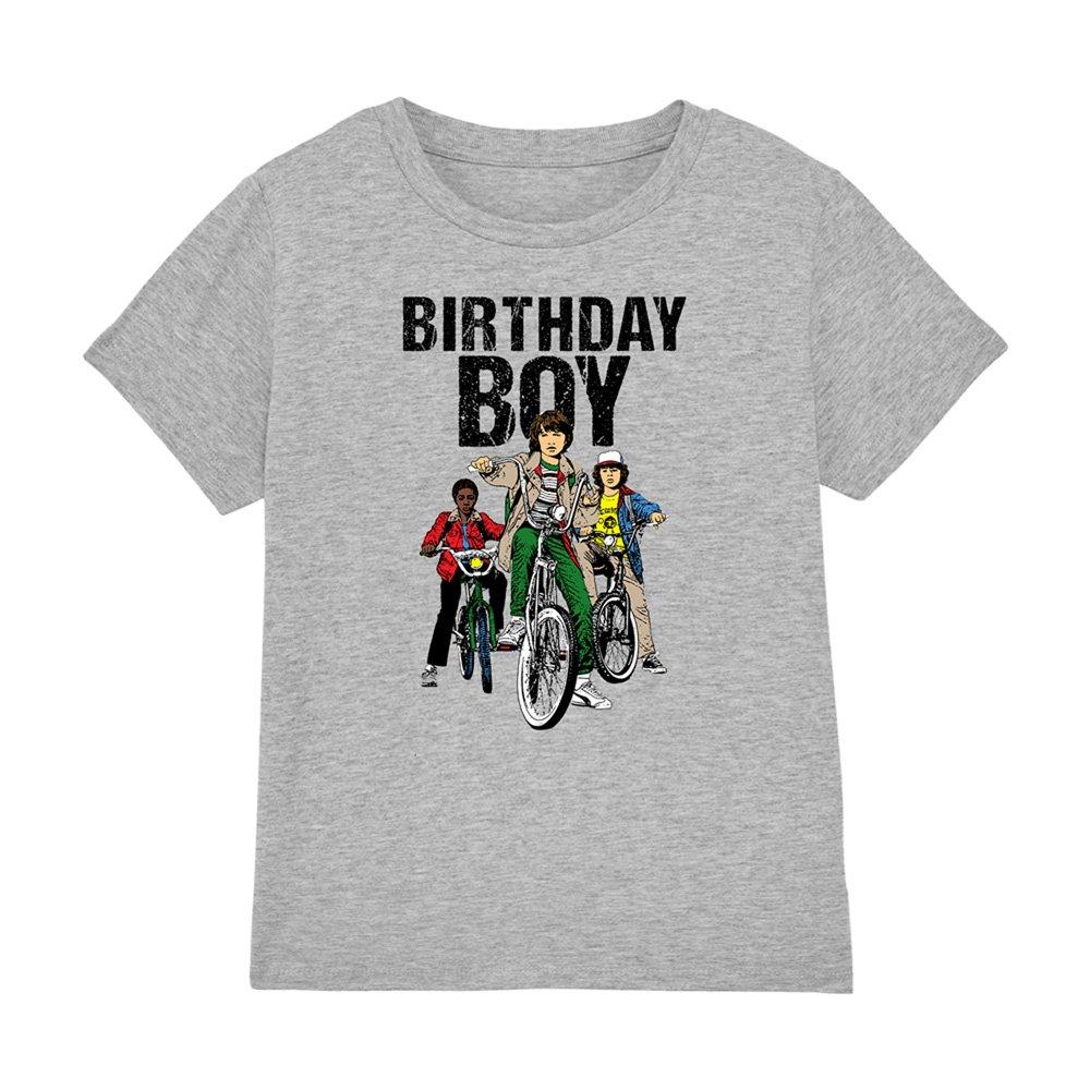 Light Grey - Stranger Things - Stranger Things Birthday Bike Kids T-Shirt Athlet - 1