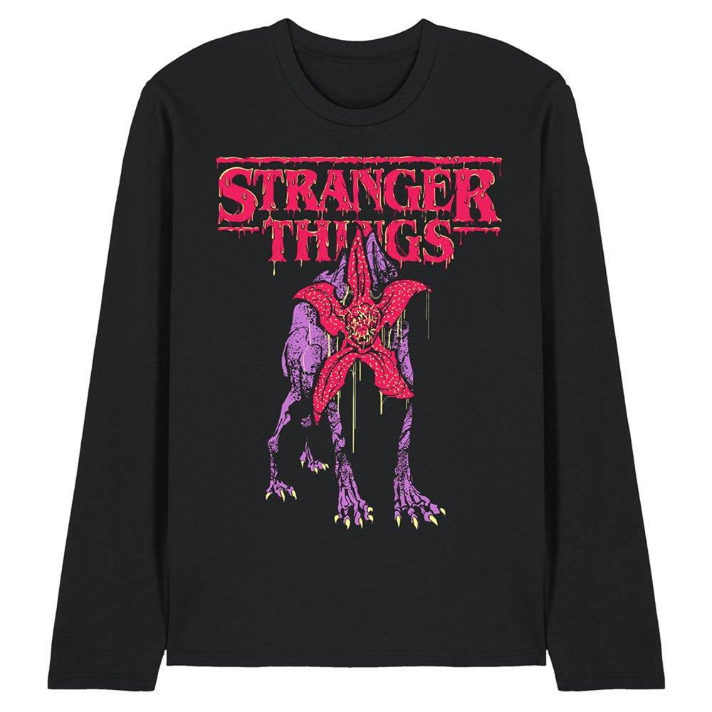 Black - Stranger Things - Stranger Things Demodog Drip Long Sleeve T-Shirt - 1