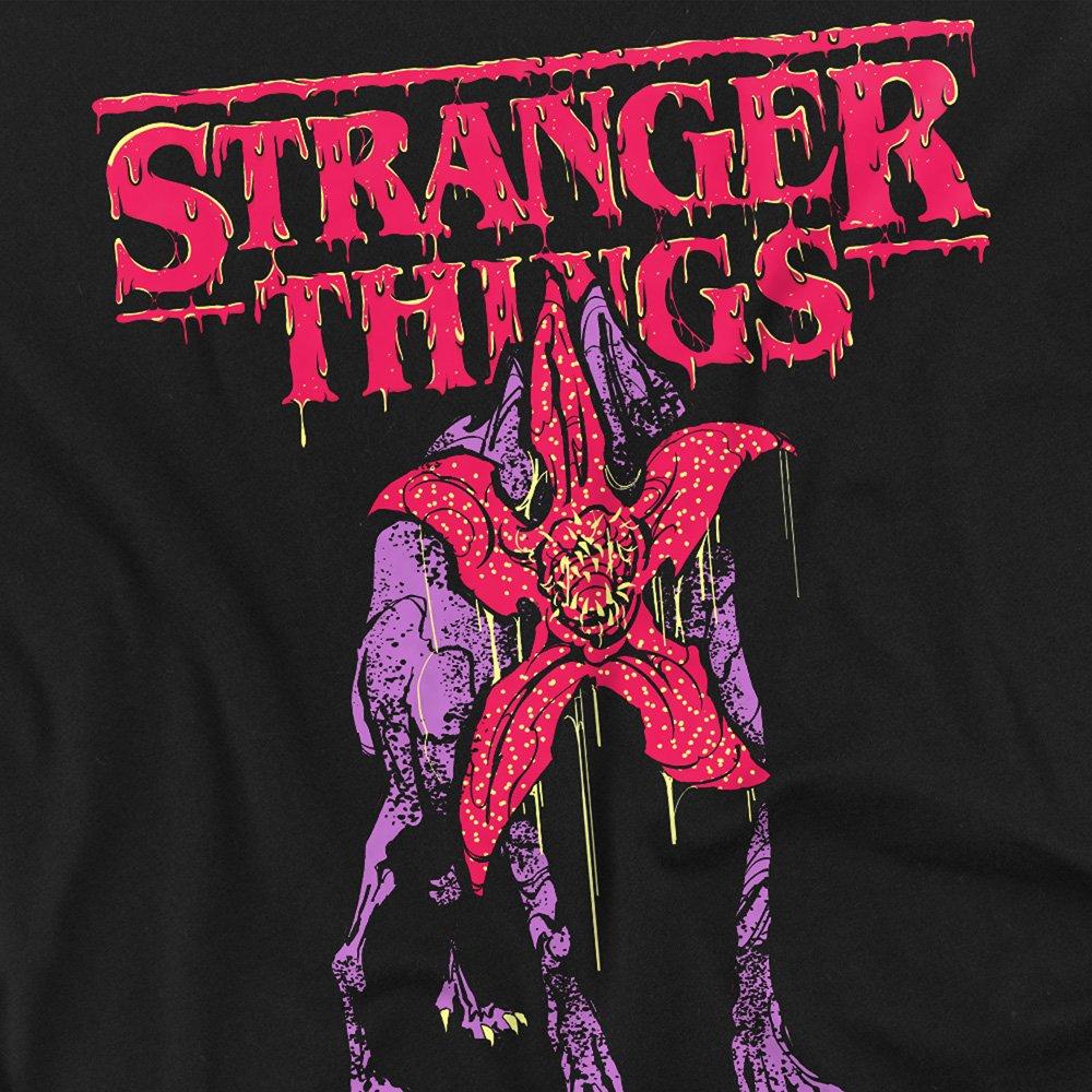 Black - Stranger Things - Stranger Things Demodog Drip Long Sleeve T-Shirt - 2