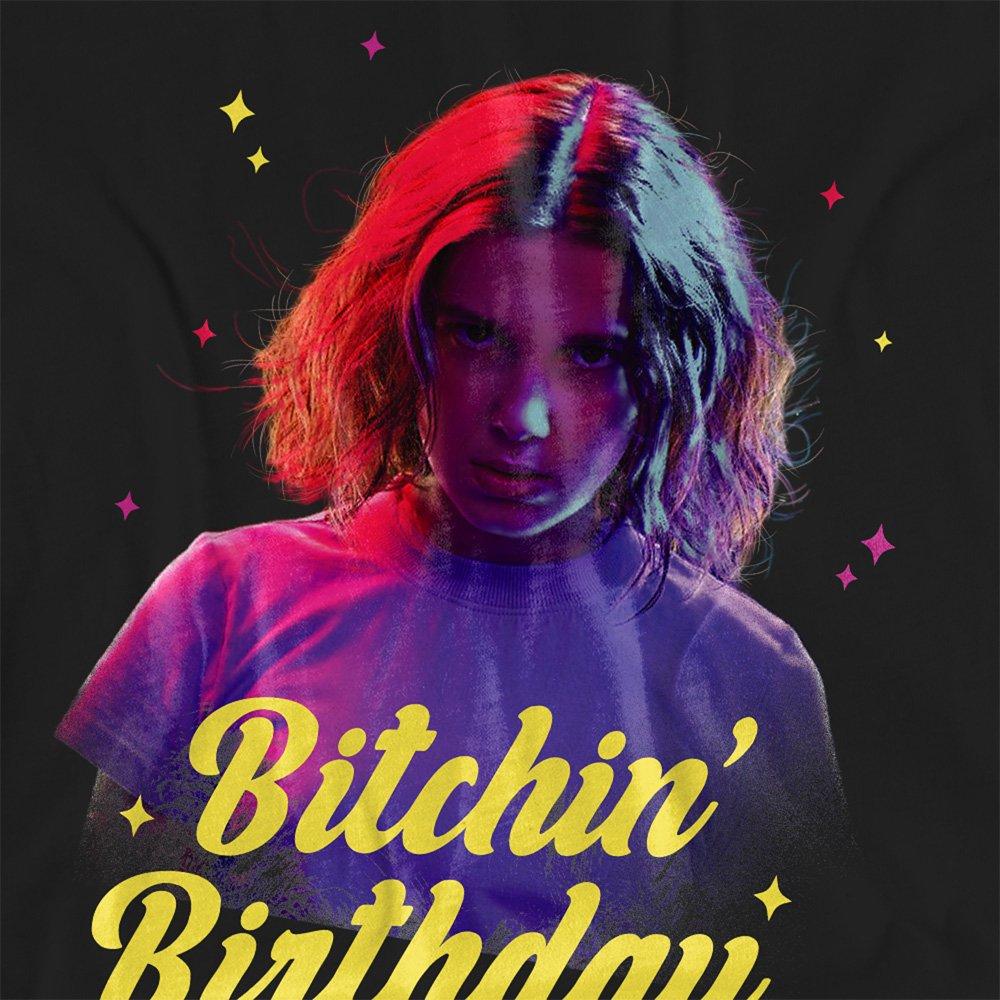 Black - Stranger Things - Stranger Things Eleven Bitchin Birthday T-Shirt - 2