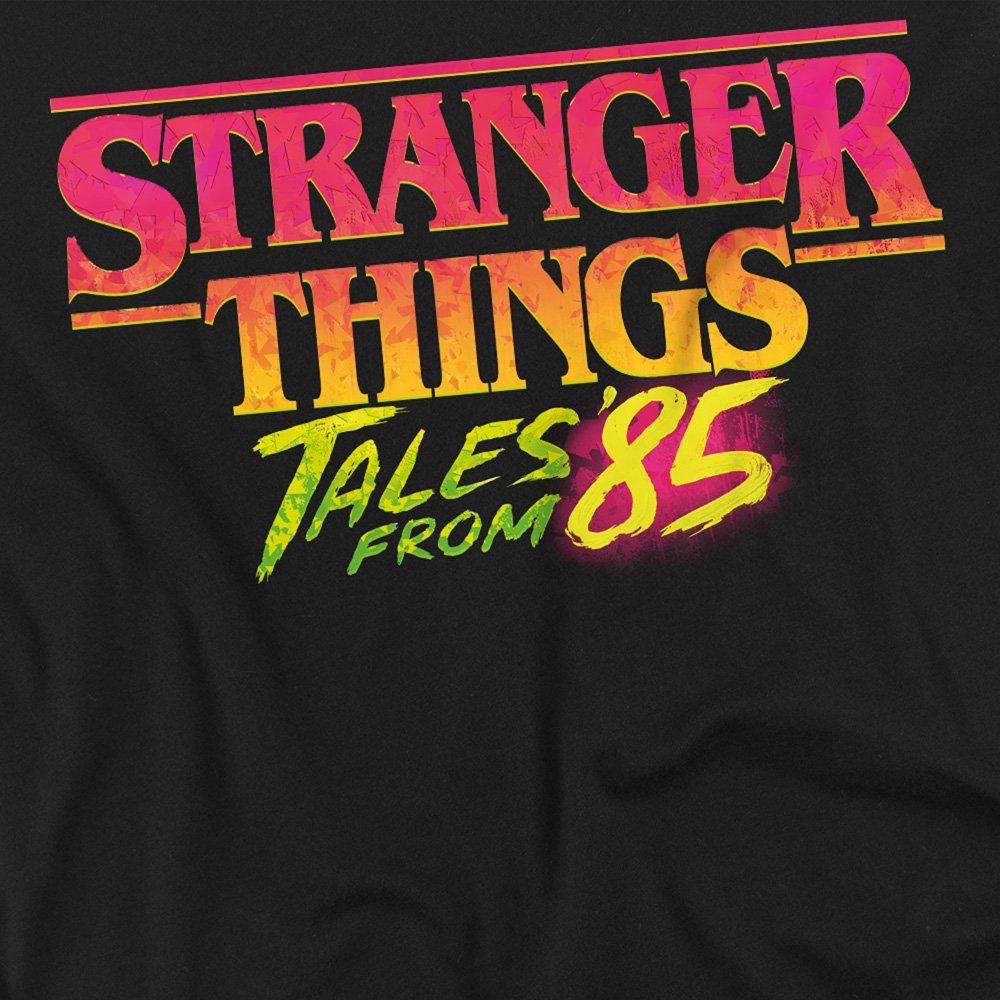 Black - Stranger Things - Stranger Things Tales From 85 Logo T Shirt Black - 2