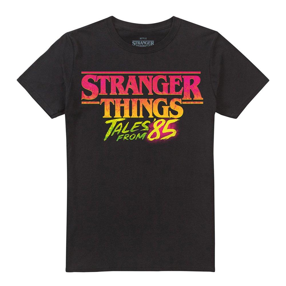 Black - Stranger Things - Stranger Things Tales From 85 Logo T Shirt Black - 4