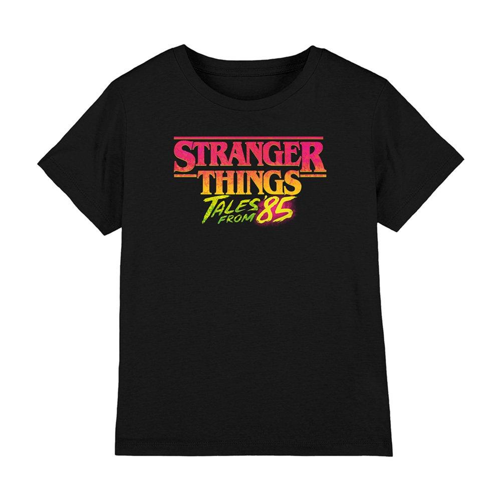 Black - Stranger Things - Stranger Things Tales From 85 Logo Kids T Shirt B - 1