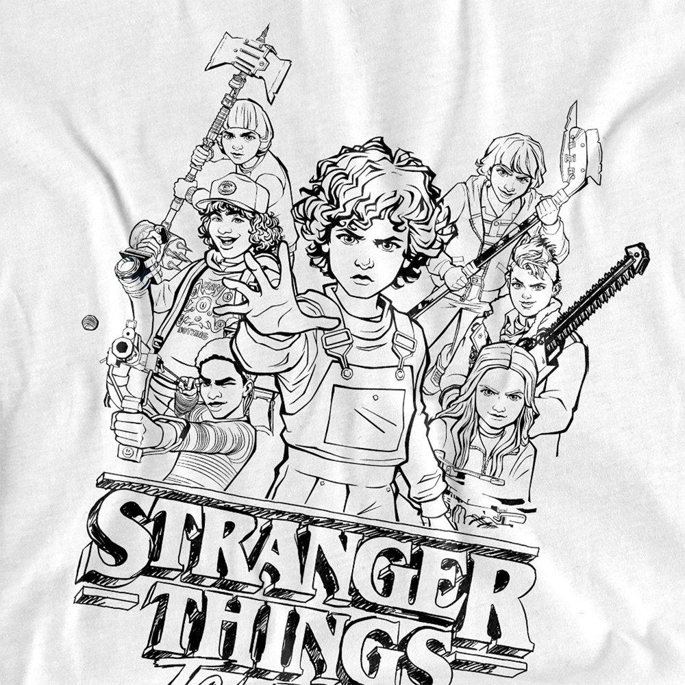 White - Stranger Things - Stranger Things Tales From 85 Group Sketch Long Sl - 2