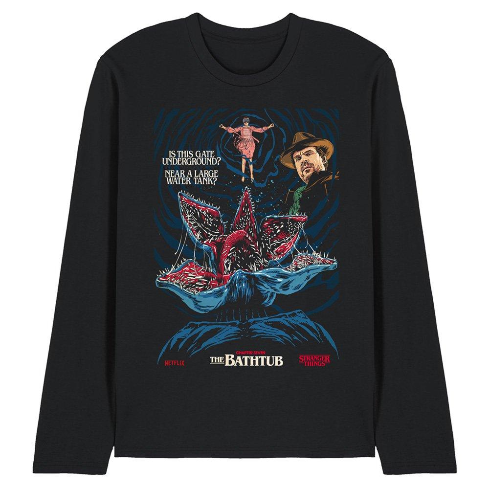 Black - Stranger Things - Stranger Things Butcher Billy S1 Ch7 Long Sleeve T - 1