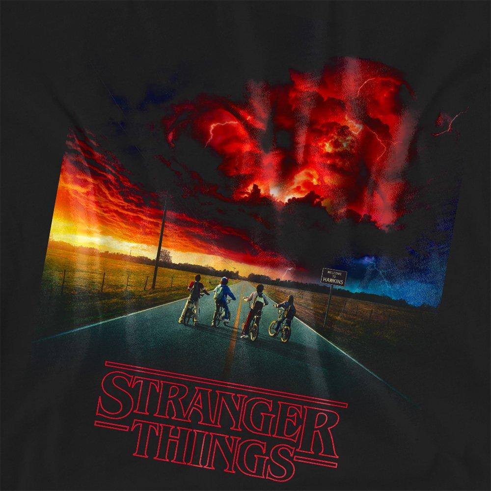 Black - Stranger Things - Stranger Things Mindflayer Poster T Shirt Black - 2