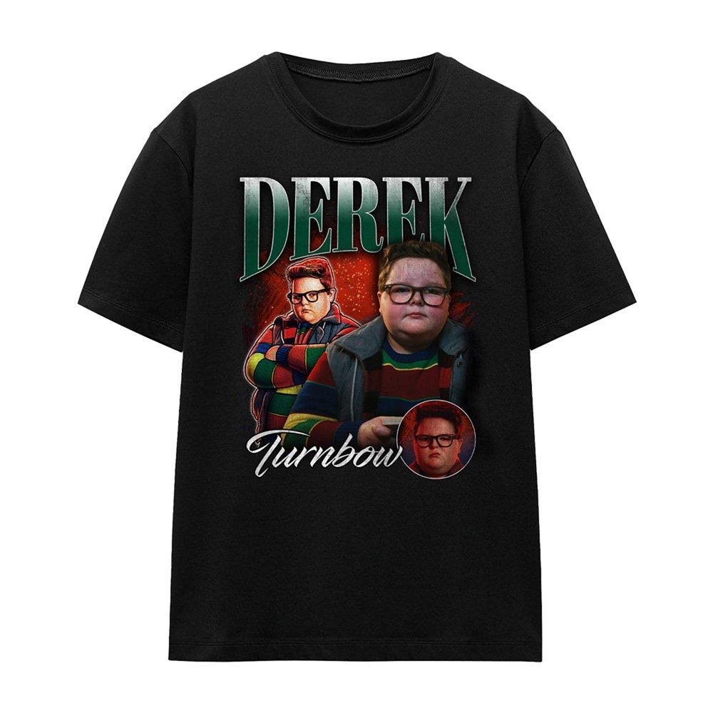 Black - Stranger Things - Stranger Things Derek Homage T Shirt Black - 4