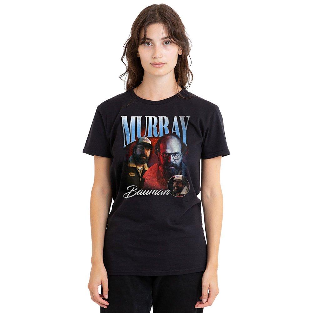 Black - Stranger Things - Stranger Things Murray Homage T Shirt Black - 1