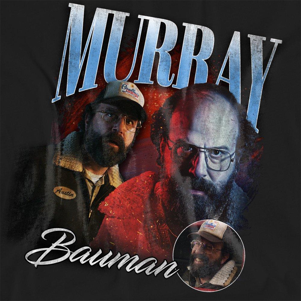Black - Stranger Things - Stranger Things Murray Homage T Shirt Black - 2