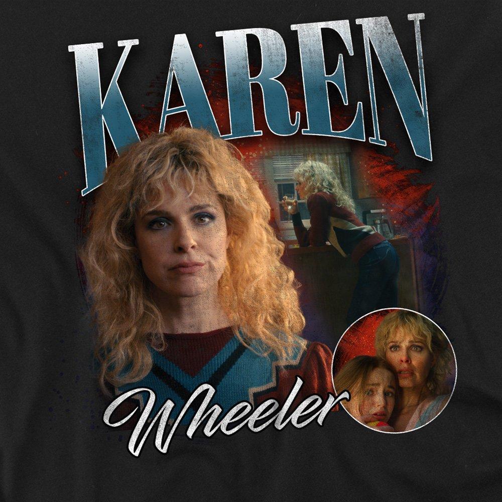 Black - Stranger Things - Stranger Things Karen Homage T-Shirt Black - 2