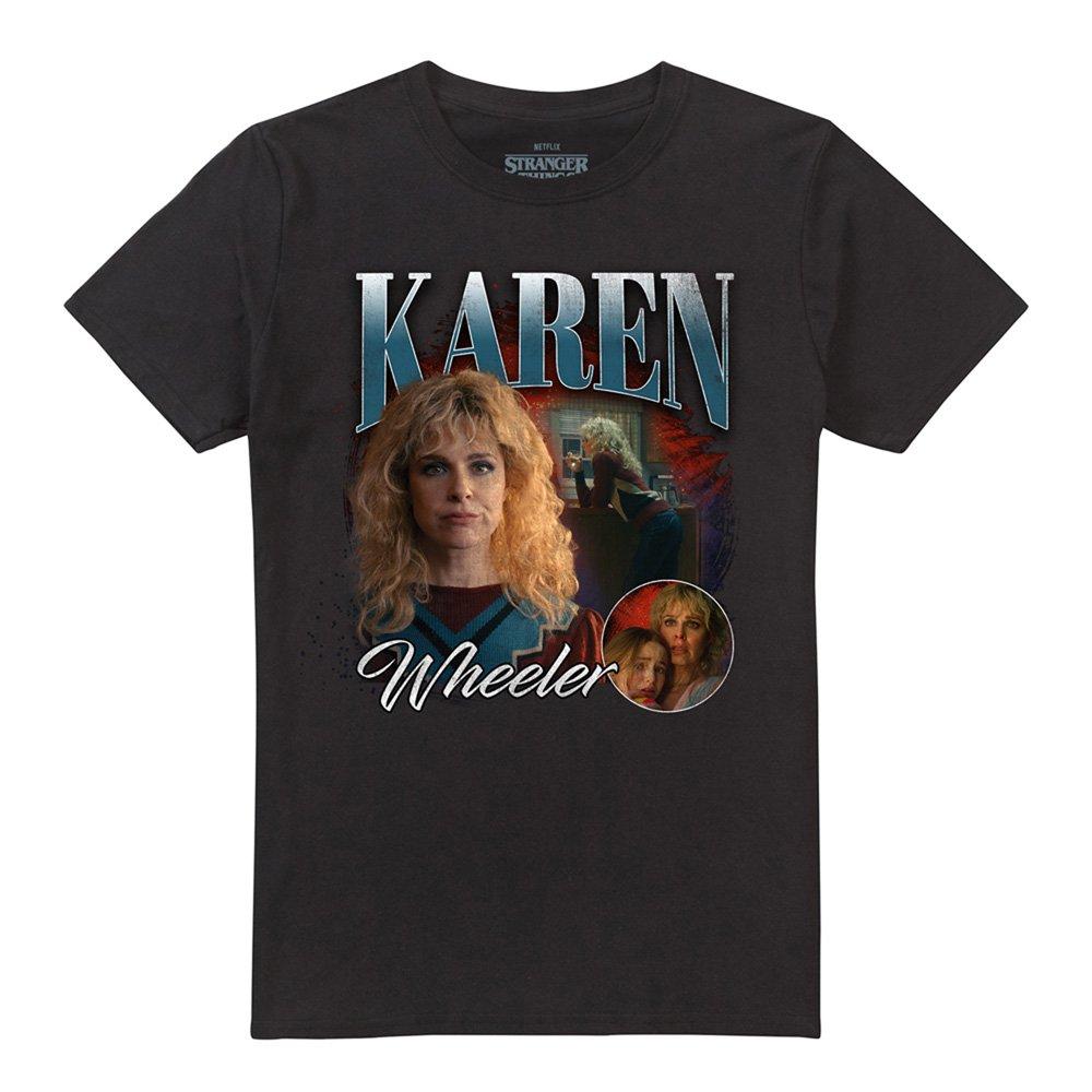 Black - Stranger Things - Stranger Things Karen Homage T-Shirt Black - 4