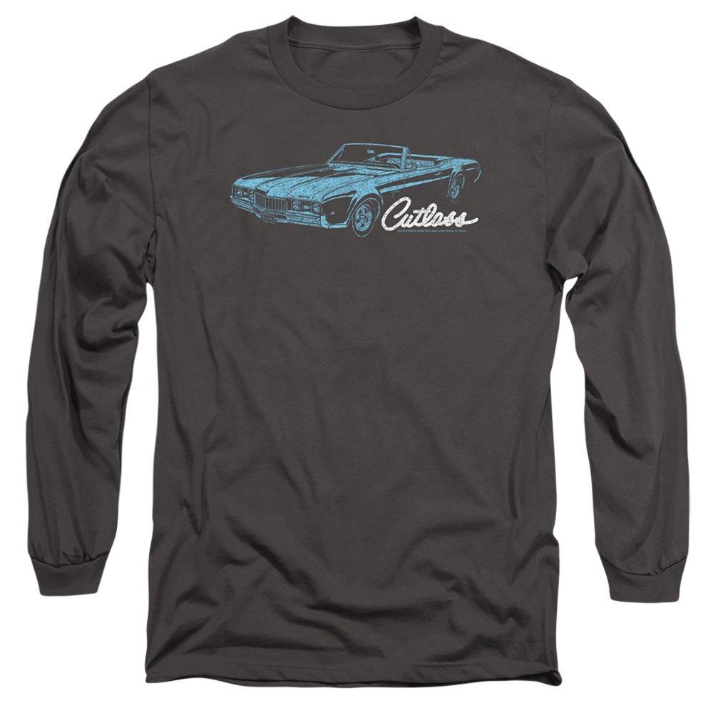Grey - Other - Oldsmobile 68 Cutlass Long Sleeve T-Shirt Charcoa - 1