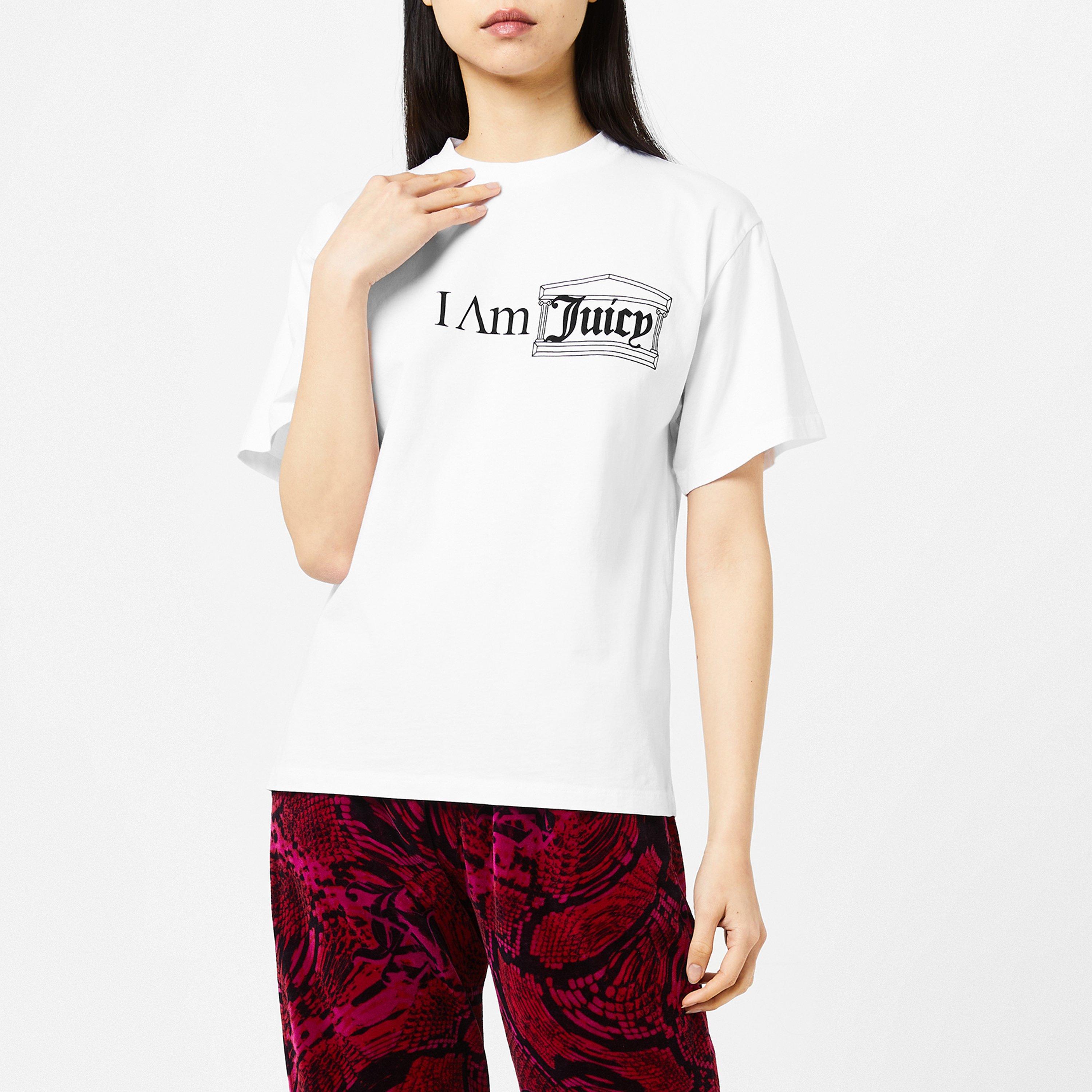 ★ARIES★ Couture I Am Juicy SS Short Sleeve T-Shirt Black J Aries x Juicy Couture T-Shirt | LN-CC